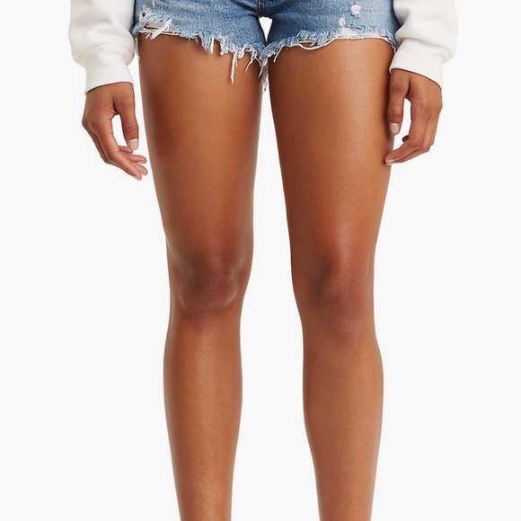 Levi's 501 Original Cutoff Shorts - Picture 4 of 4